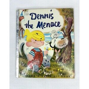 Vintage Children's Rand McNally Elf Book ~ DENNIS THE MENACE